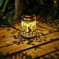 Fathers Day Gifts Rabbit Solar Lanterns Outdoor Waterproof,Hanging Bunny Solar Lights Metal Decoration Outside for Yard,Patio,Porch, Pathway, Lawn Garden Decor Lantern Gifts for Women Mom