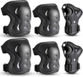 Kids Youth Adult Protective Gear Set Adjustable Knee Elbow Wrist Guards