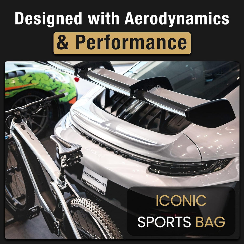 Lumiere & Co. Magnetic Quick-Release Bike Saddle Bag – Double Compartment, Low-Profile Brick Design, Designed with Fidlock's Magnetic Black V Buckle Attachment System, Mach X (Green)