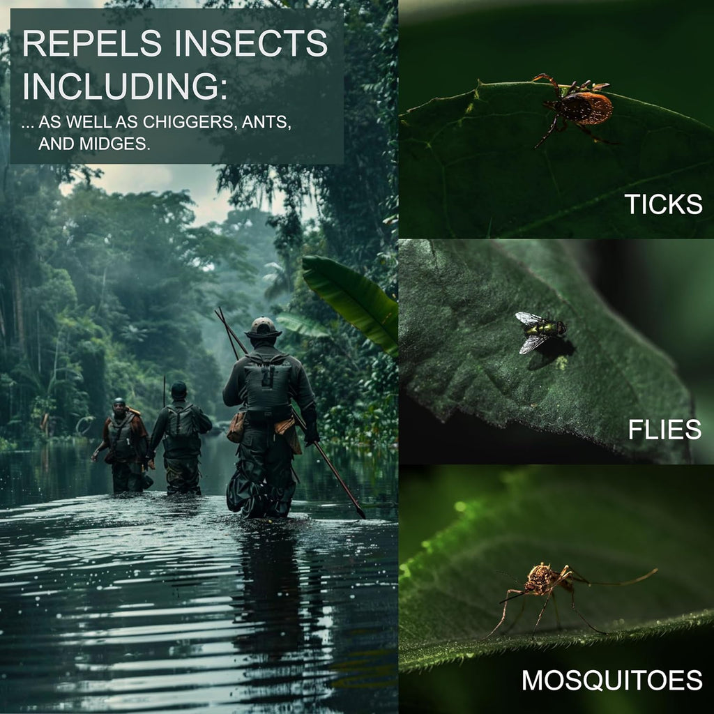 Tick Gaiters - PullOn Permethrin Treated, Ticks, Mosquitoes, Flies & More Insect Repellent, Unisex