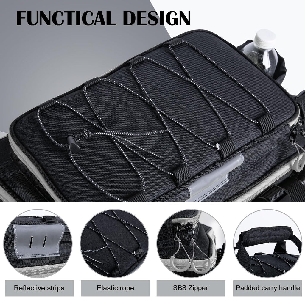 Goture Fishing Tackle Bag with 4PCS 3600 Tackle Boxes