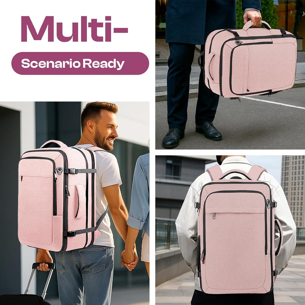 Large Travel Backpack for Women, Tsa Flight Approved Big Carry on Backpack