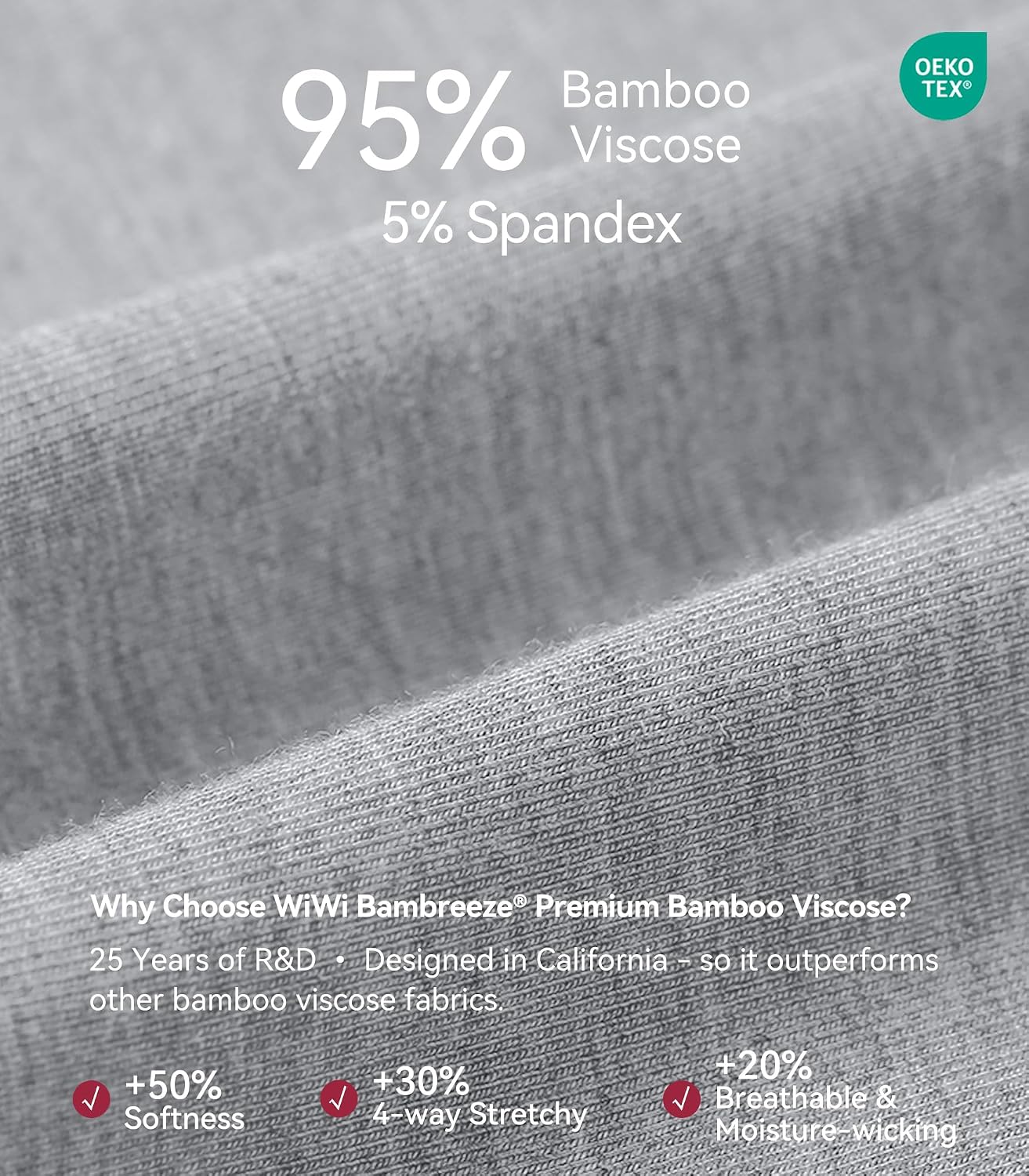 WiWi Soft Underwear for Women Thermal Long Johns Sets Super Warm Base Layer Top Pants Pajamas Set Viscose from Bamboo S-3X