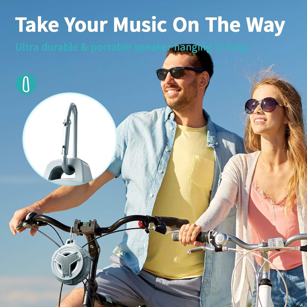 EBODA Waterproof Speaker Bluetooth Shower Portable Birthday Boys Girl Gifts