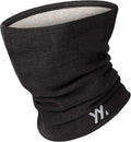YANIKY Winter Neck Warmer, Wool Neck Gaiter Fleece Scarf, Windproof Face Cover Mask for Men Women