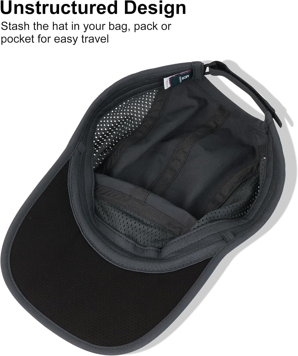 GADIEMKENSD Mens Folding Outdoor Hat Long Brim UPF 50+ Sun Protection