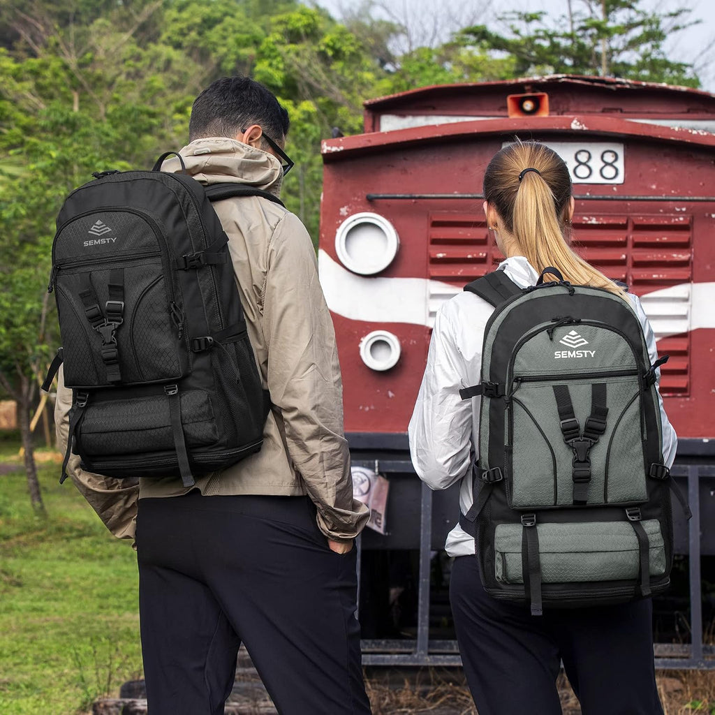 40L/50L Expandable Hiking Backpack for Men & Women，Camping Backpack