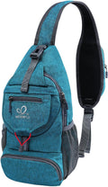 WATERFLY Packable Sling Backpack Lightweight Crossbody Bag Travel Daypack