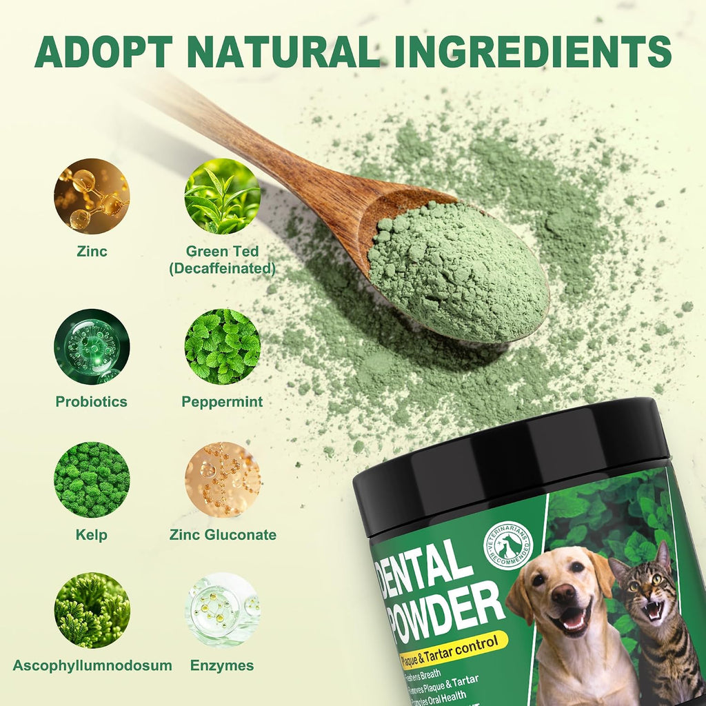 Dog Dental Powder for Teeth Cleaning & Breath Freshener 150g