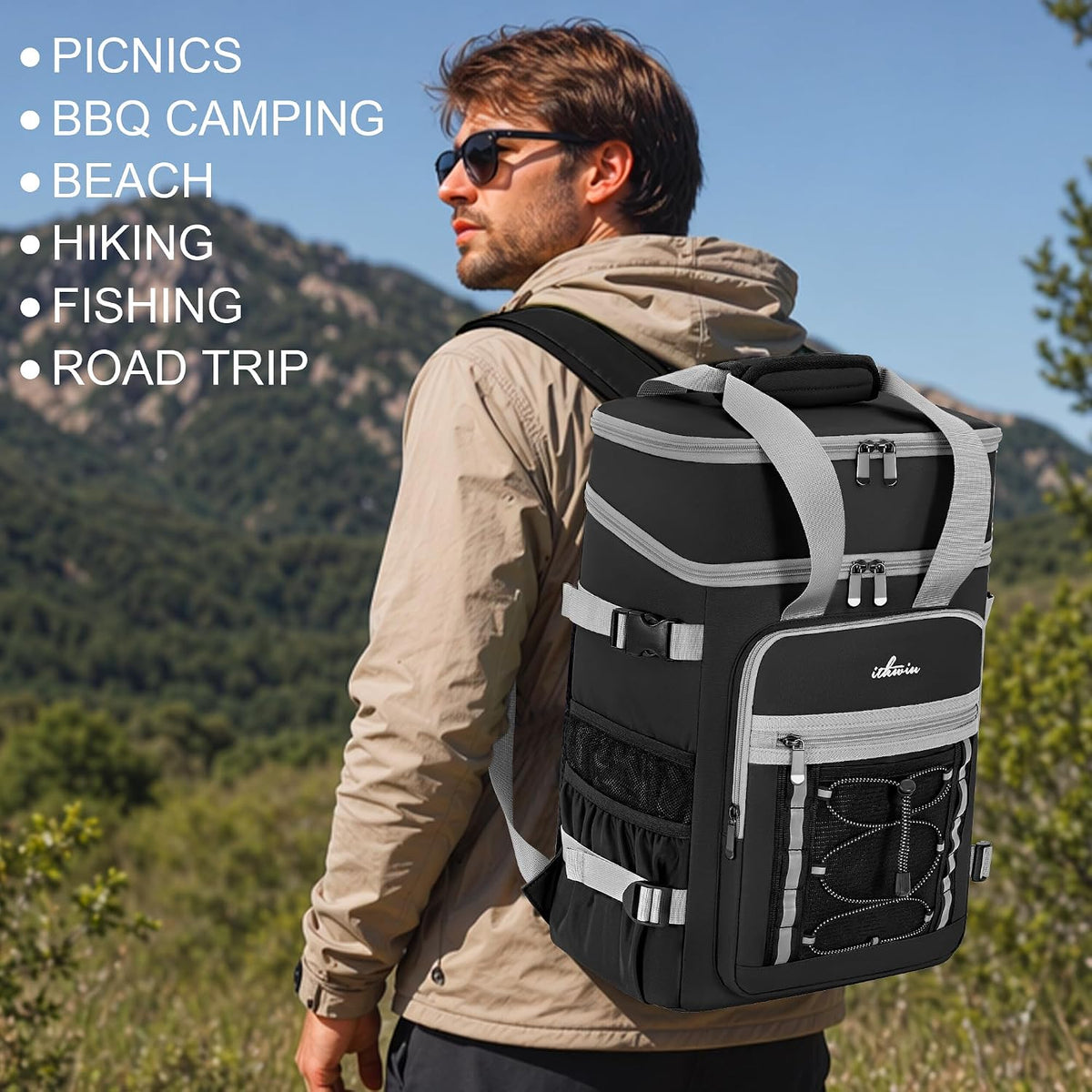 Cooler Backpack Insulated Cooler Bag for Men & Women