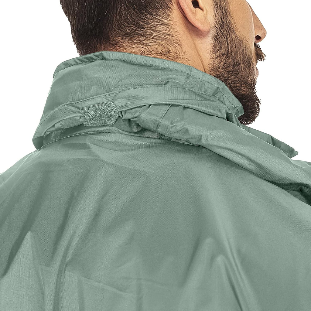 33,000ft Men's Packable Rain Jacket Lightweight Waterproof Golf Raincoat