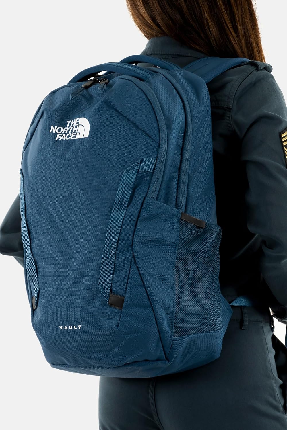 The North Face Vault Everyday Laptop Backpack, Shady Bl/Wht-NPF, OSFA