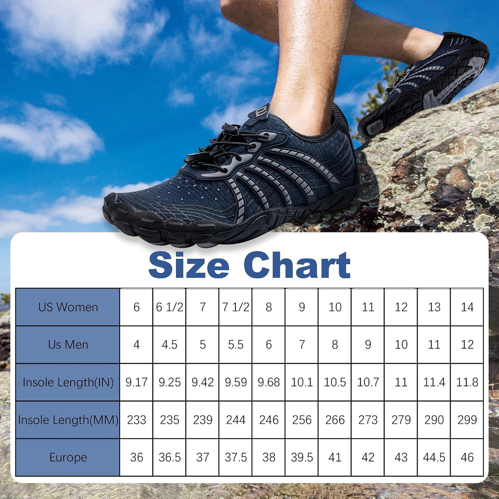 Water Shoes for Women Men, Barefoot Quick Dry Pool Shoes for Outdoor