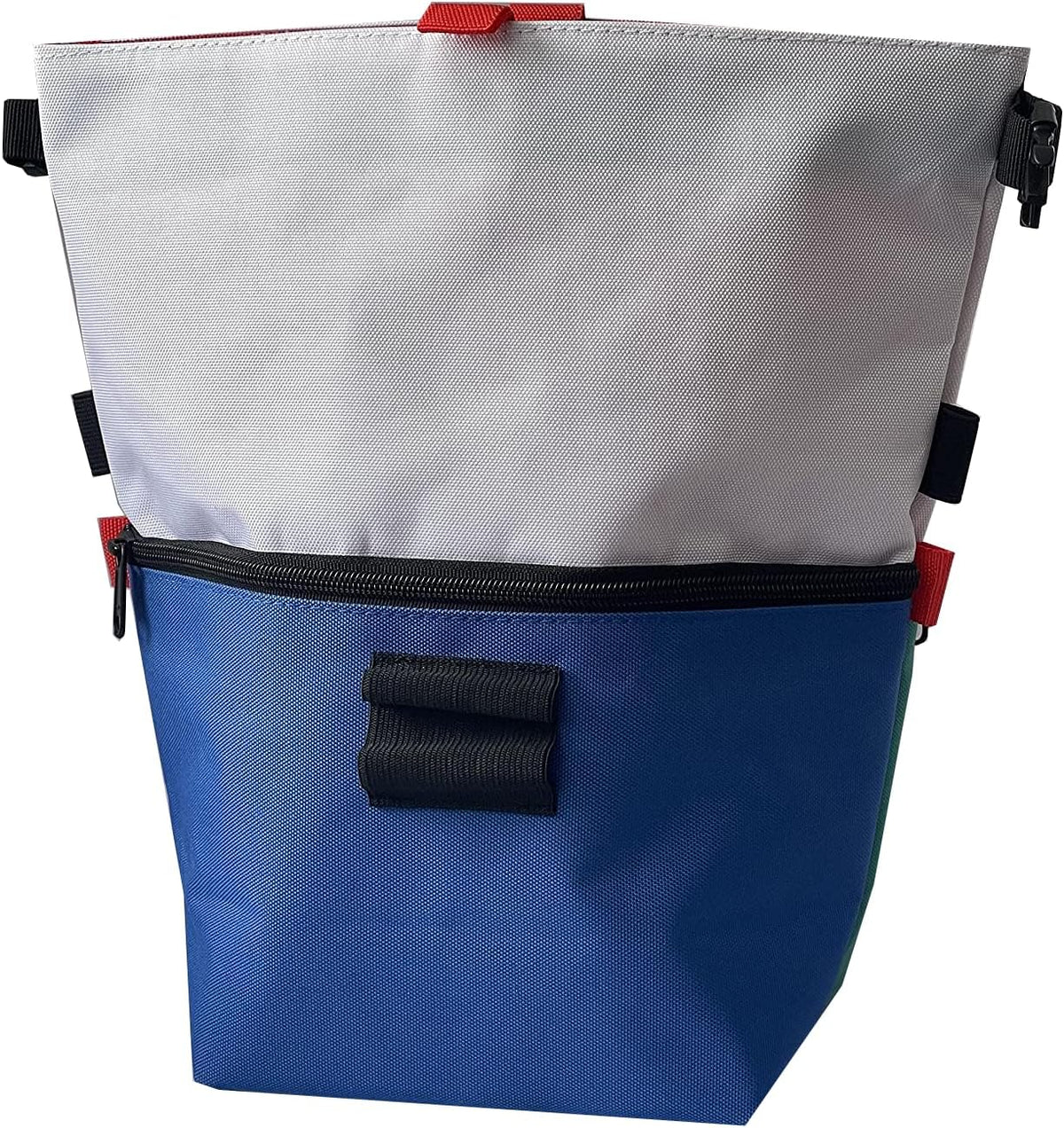 SESH Chalk Bucket - Large Size Chalk Bag for Climbing & Bouldering with Magnetic Closure, 4 Brush Holders, & 2 Side Pockets with Mesh Organizer - Durable