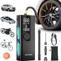 Airmoto Tire Inflator Portable Air Compressor for Cars, Bikes and Bicycles