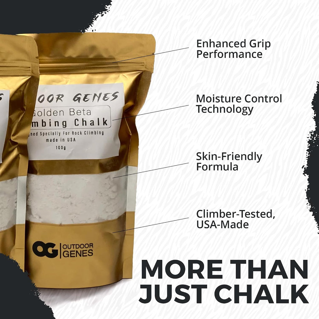 Rock Climbing Chalk Powder, 2-Pack 100 g Grip Chalk