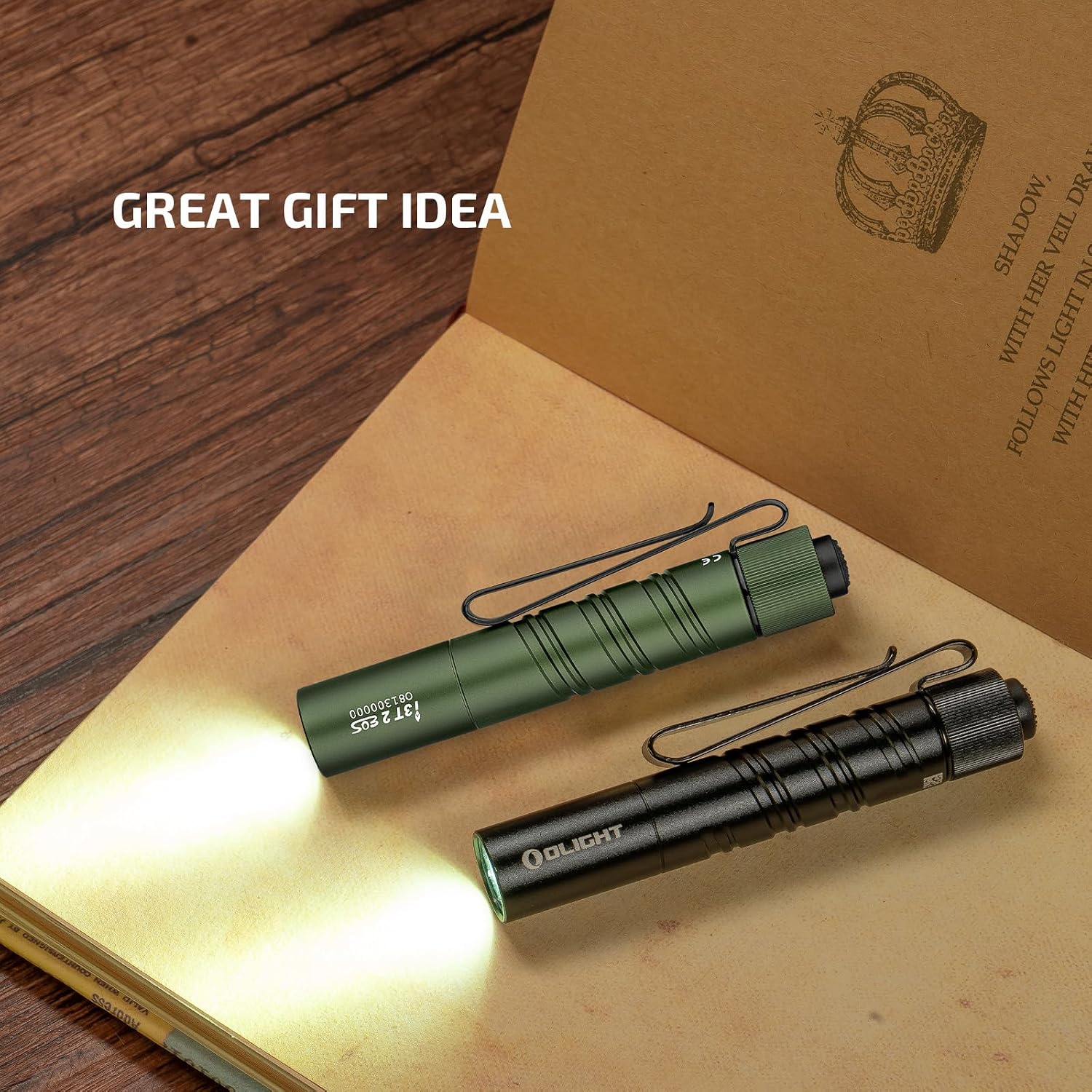 OLIGHT I3T 2 EOS Pocket Small EDC Flashlight (Black)