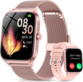 Smart Watch for Women, Answer/Make Call/AI Voice,1.85" HD Smartwatch for iPhone/Samsung/Android, 120+ Sport Modes Fitness Tracker with Heart Rate/Sleep Monitor,IP68 Waterproof (2 Bands)