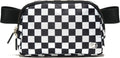 Pander Nylon Fanny Pack for Women, Two-Way Zipper Crossbody Bag