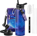RAYMYLO Insulated Water Bottle 40 oz, Triple Wall Vacuum Stainless Steel
