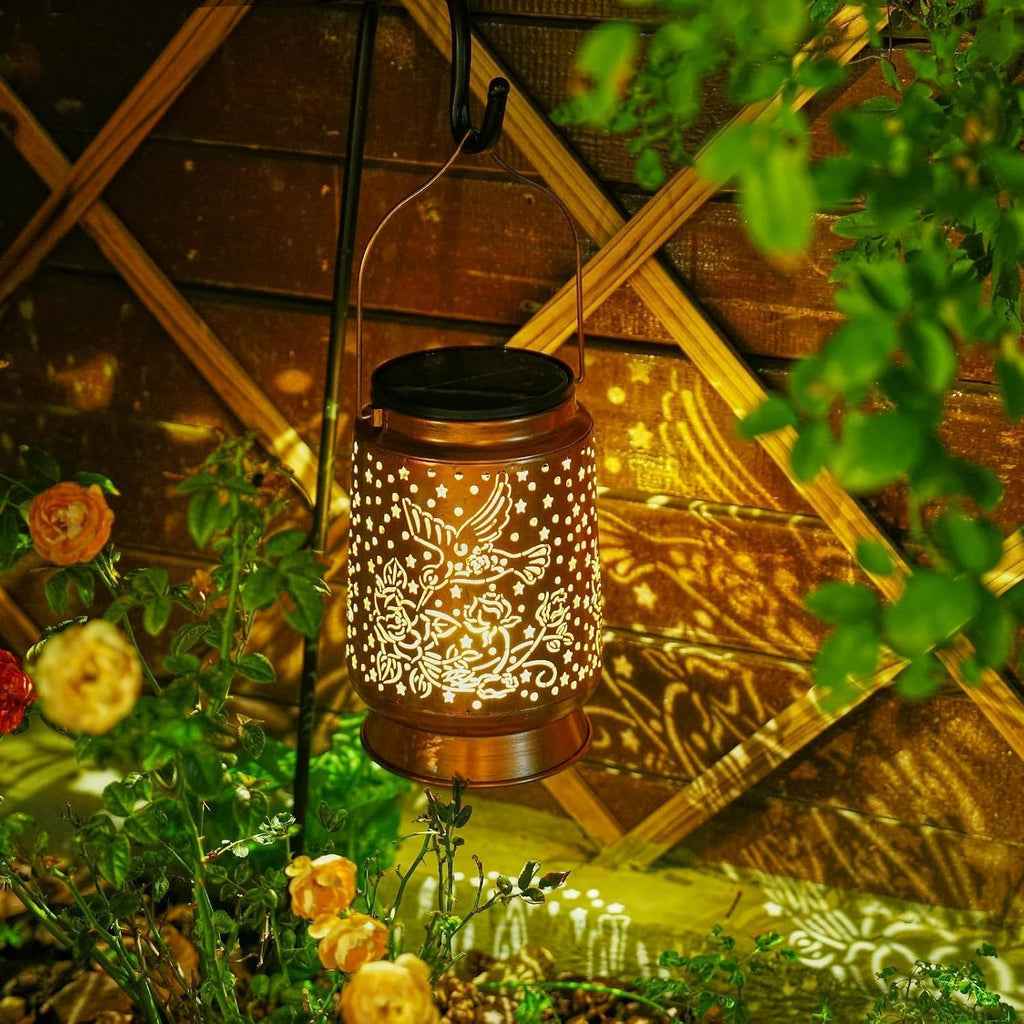 Hummingbird Solar Lanterns Outdoor Waterproof, Birthday Day Gifts for Women