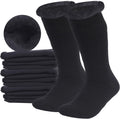 Sunew 4 Pairs Thermal Socks Skiing Snowboarding Hiking Mens Womens 7X Warmer Winter Crew Boot Socks