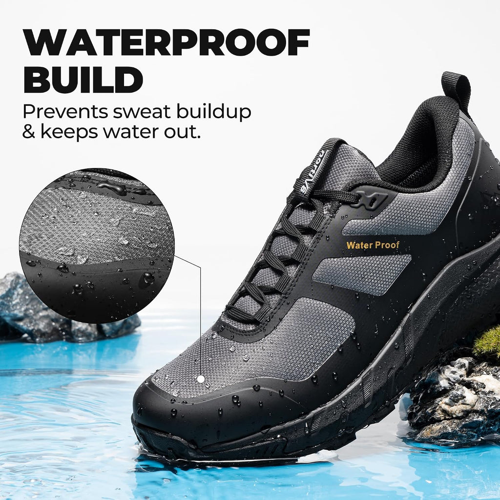 NORTIV 8 Men's Waterproof Hiking Shoes