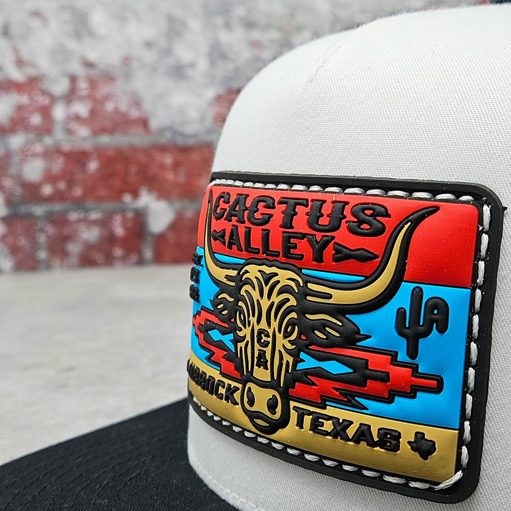 CACTUS ALLEY HAT CO. Western Lifestyle Texas Ranch Rodeo Inspired Adjustable Snapback Patch Hat