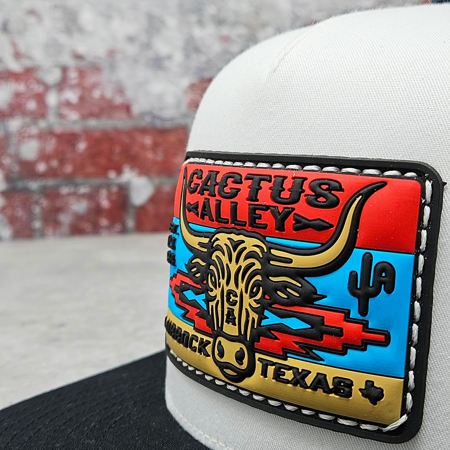 CACTUS ALLEY HAT CO. Western Lifestyle Texas Ranch Rodeo Inspired Adjustable Snapback Patch Hat