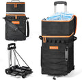 Odoland 72 Can Rolling Cooler, Leakproof Insulated Cooler Bag with Handle