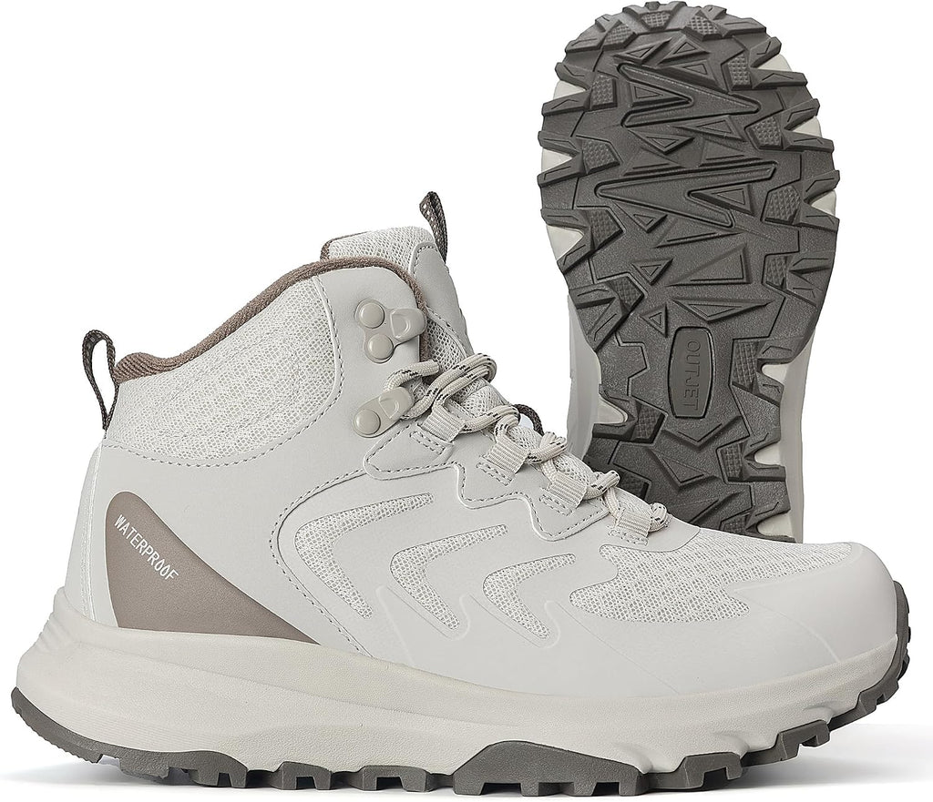 Women's Lightweight Waterproof Hiking Boots Mid Ankle