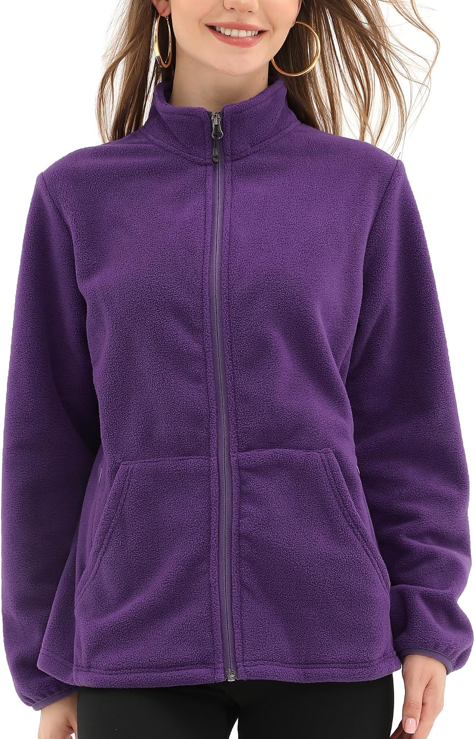 Argstar Women's Fleece Jacket 6 Pockets (XS-2XL)