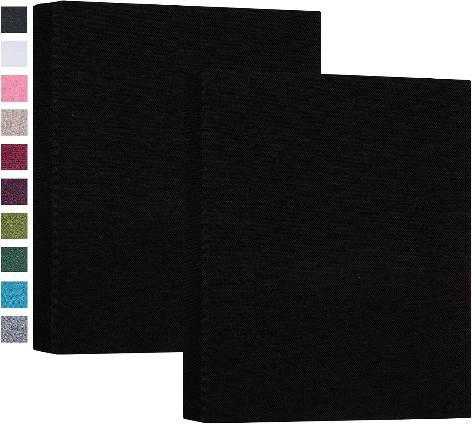 Mublalbum 2 Pack Small 8x10 Photo Album, 52 Pockets, Linen Cover,Green
