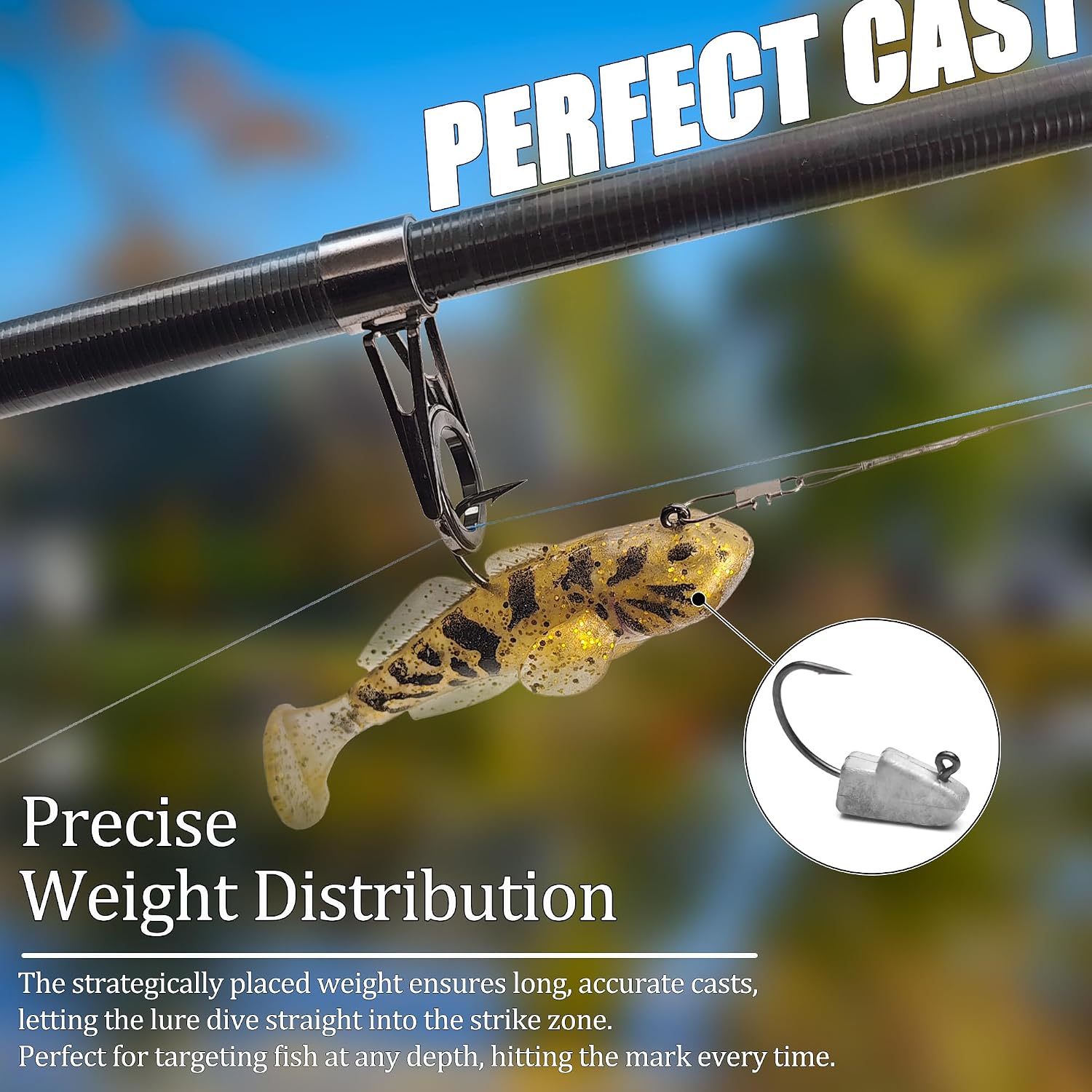 Soft Fishing Lures Paddle Tail Swim Baits for Bass Fishing