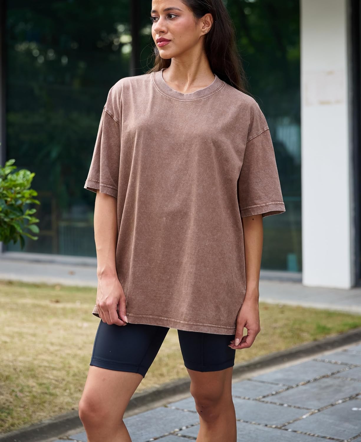 3 Pcs Men's Oversized Heavy Cotton Summer T-Shirts Vintage Tee Loose Fit Short Sleeve Casual Tshirts for Men Women