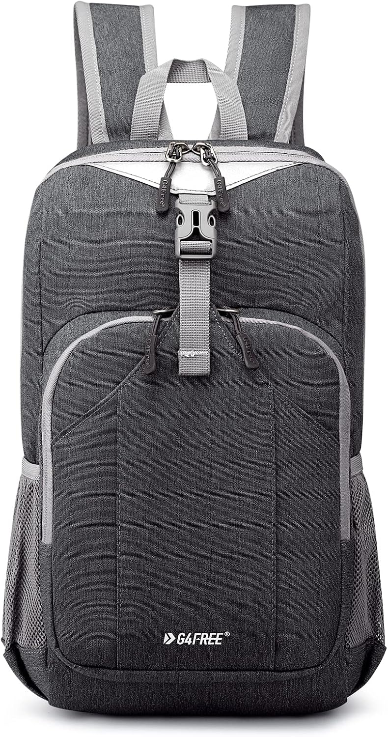 G4Free Mini 10L Hiking Daypack Small Hiking Backpack Cycling Compact Shoulder Backpack Outdoor for Men Women(Dark Grey)