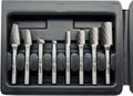 LU&MN Tungsten Carbide Burr Set, 1/4" Shank, 8 Pcs