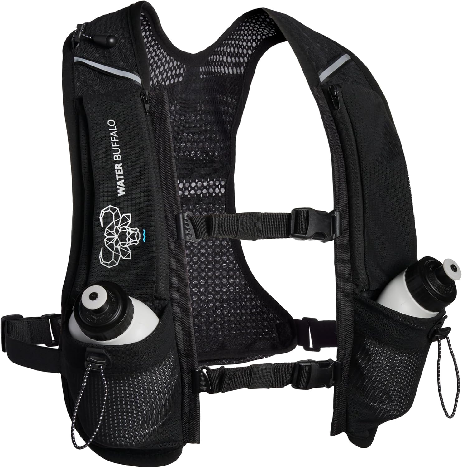 Water Buffalo Hydration Running Vest - Quiver Hydration Vest - Running Hydration Vest with Dual Water Bottles - Lightweight Water Backpack for Running,