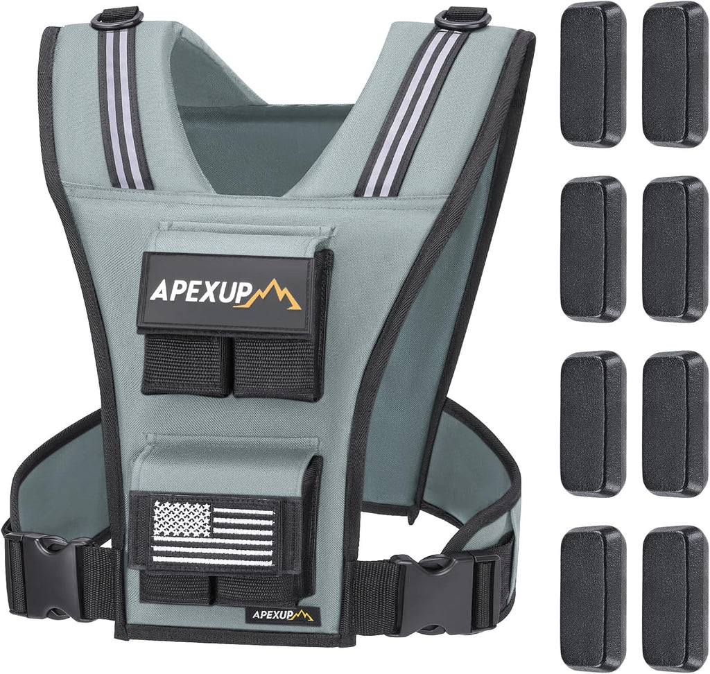 APEXUP Weighted Vest Men, Adjustable Weight Vest for Running