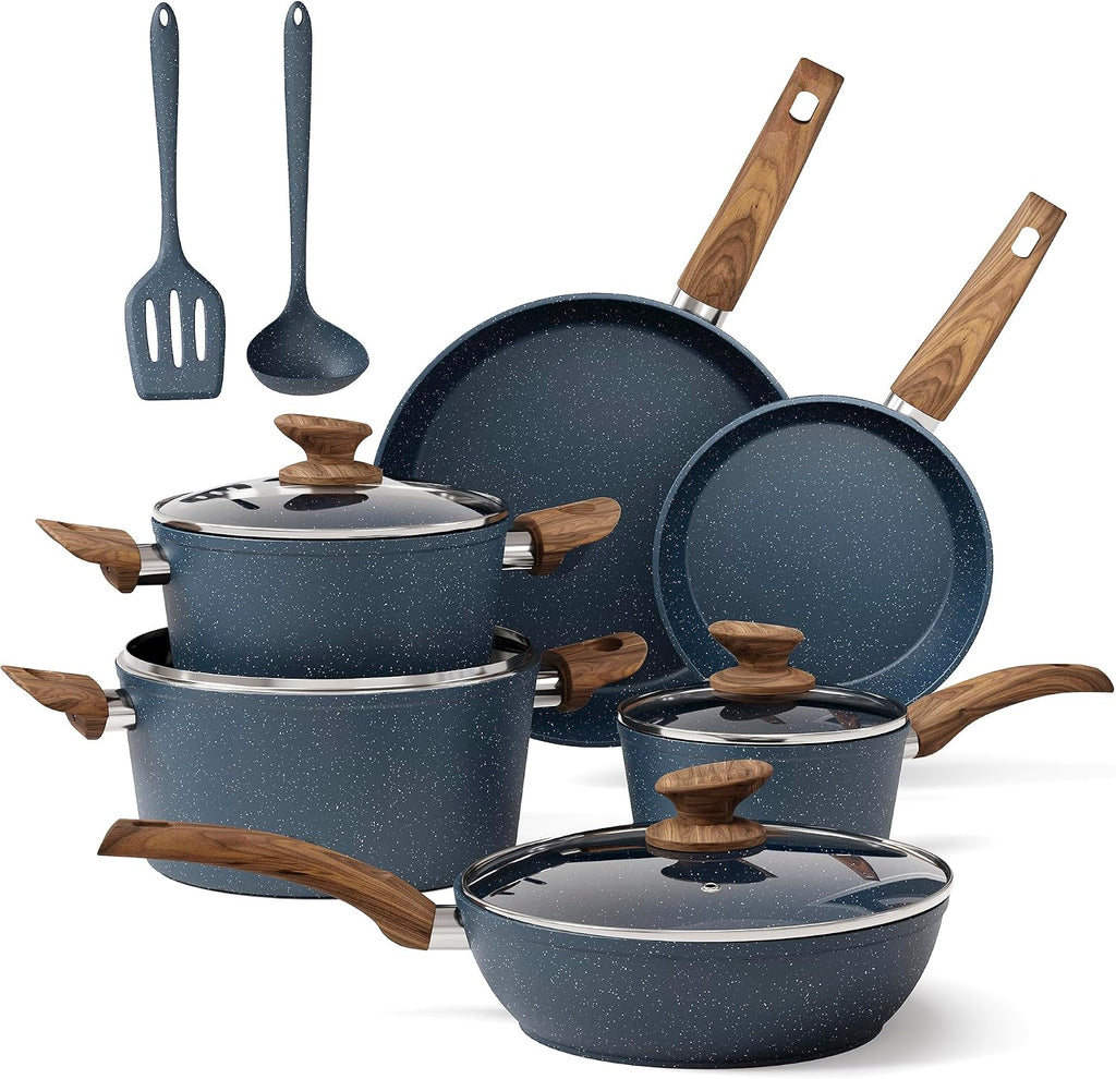 MAISON ARTS Pots and Pans Set, Kitchen Cookware Sets for Cooking Nonstick