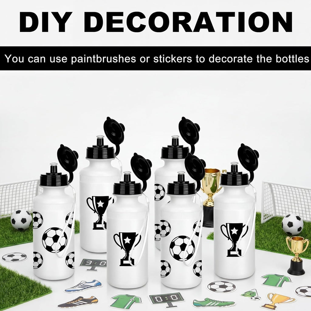 Ziliny 72 Plastic Sports Water Bottles Bulk for Kids 20 Oz
