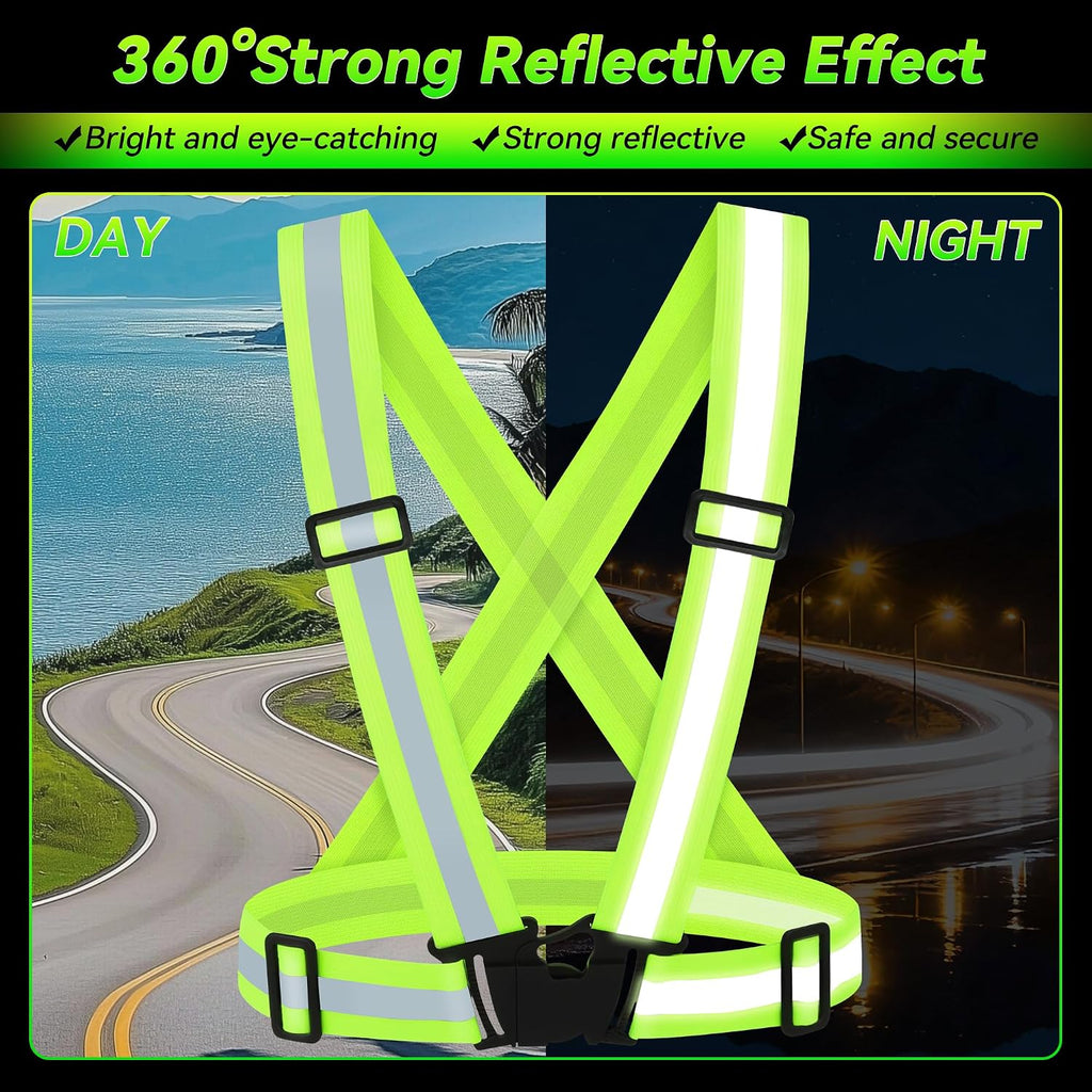 3PCS Reflective Vest Running Gear