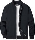 MAGCOMSEN Men's Bomber Jacket Lightweight Full Zip Windbreaker Jackets