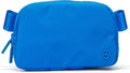 Pander Nylon Fanny Pack for Women, Two-Way Zipper Crossbody Bag