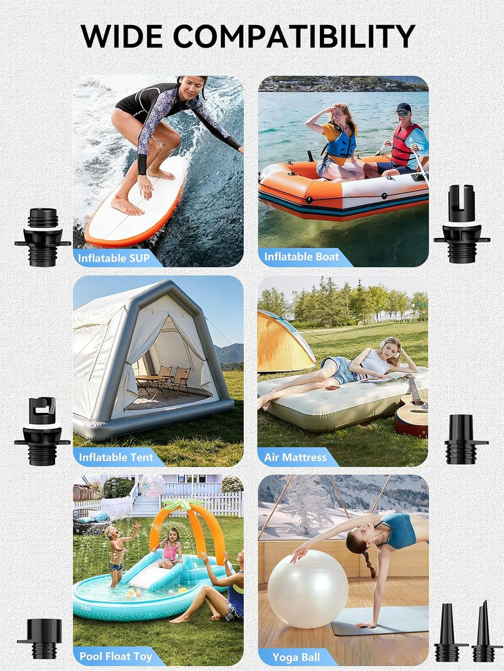 Electric Paddle Board Pump, Rechargeable SUP Air Pump