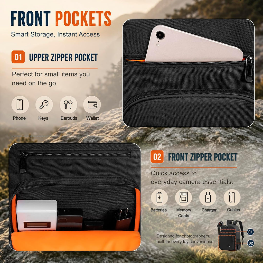Camera Backpack for Photographers, Professional DSLR Camera Bag