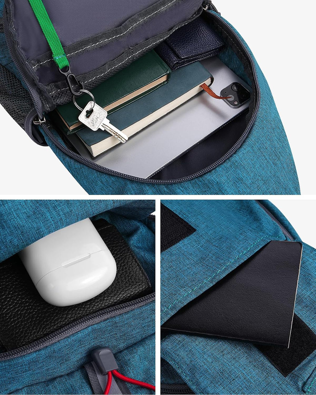 WATERFLY Packable Sling Backpack Lightweight Crossbody Bag Travel Daypack