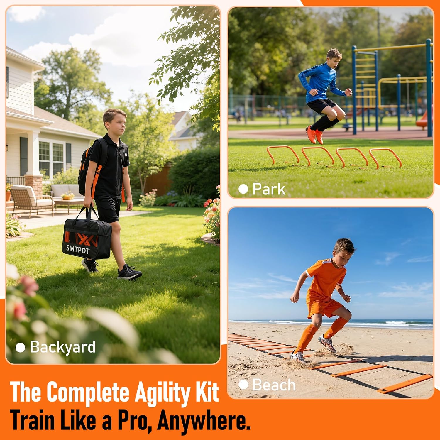 Agility Ladder,Soccer Training Equipment Set,Speed & Agility Training