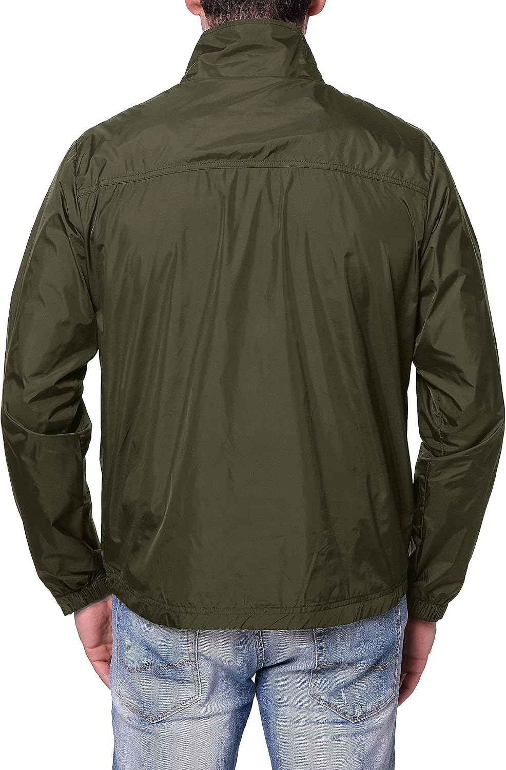 TRAILSIDE SUPPLY CO. Mens Windbreaker Jackets Lightweight Packable Jacket
