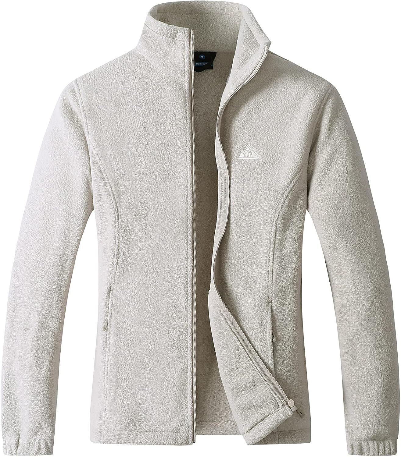 GIMECEN Women's Full Zip Soft Polar Fleece Jacket Outdoor Recreation Coat